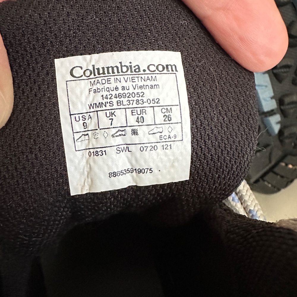 Columbia Women's Hiking Boots 9 - Picture 8 of 10